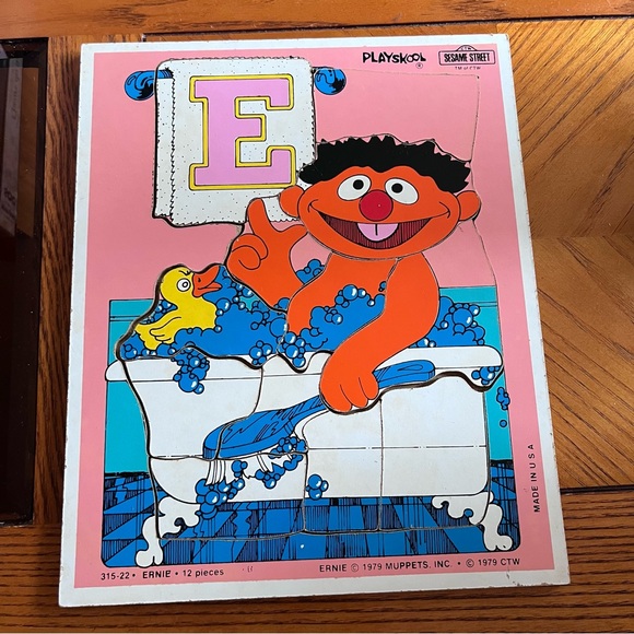 Vintage Sesame Street Puzzles (Set of 3) - Picture 1 of 3
